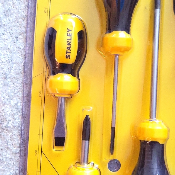 NIP Stanley 10 Pc Screwdriver Set - Picture 7 of 8